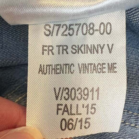 NWT Gap Maternity Skinny Jeans Full Panel sz 2 Medium Blue Wash Stretch Denim - Picture 4 of 8